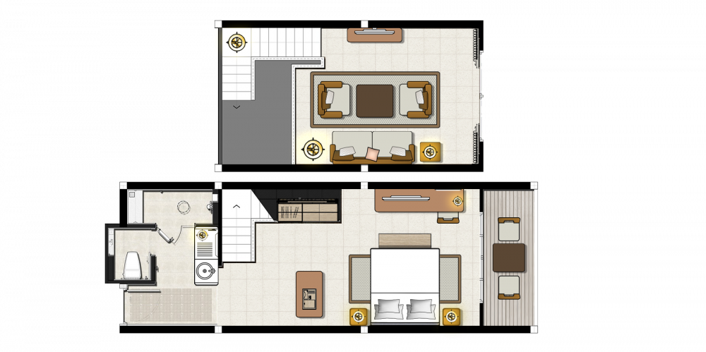 1 Вedroom Duplex Suite, Santiburi Koh Samui 5*