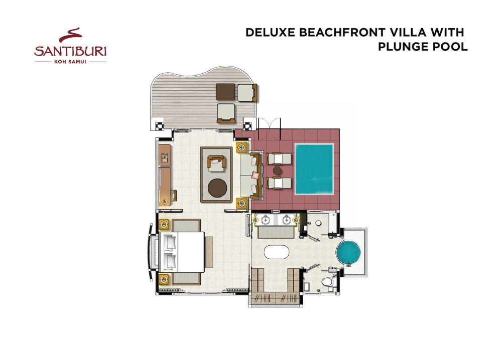 Deluxe Beach Front Villa with Plunge Pool, Santiburi Koh Samui 5*